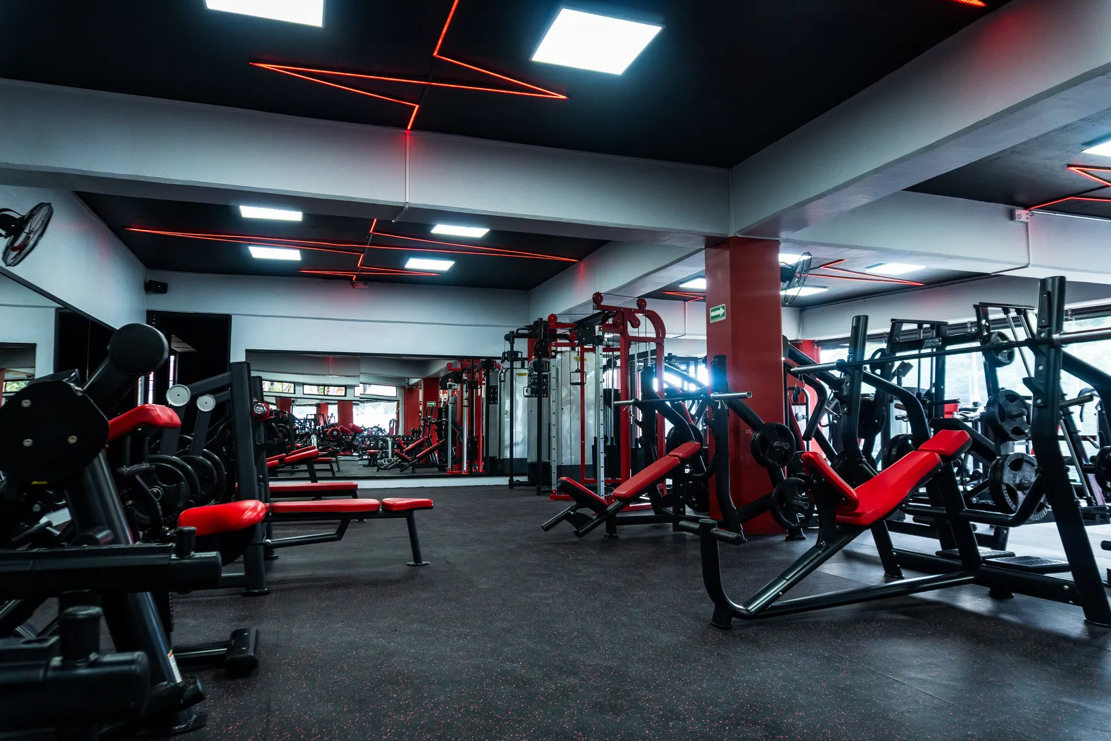 Área de aparatos modernos